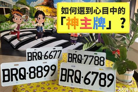 車牌 選擇|新車車牌怎麼選？分為標牌、選號、順編三種方式